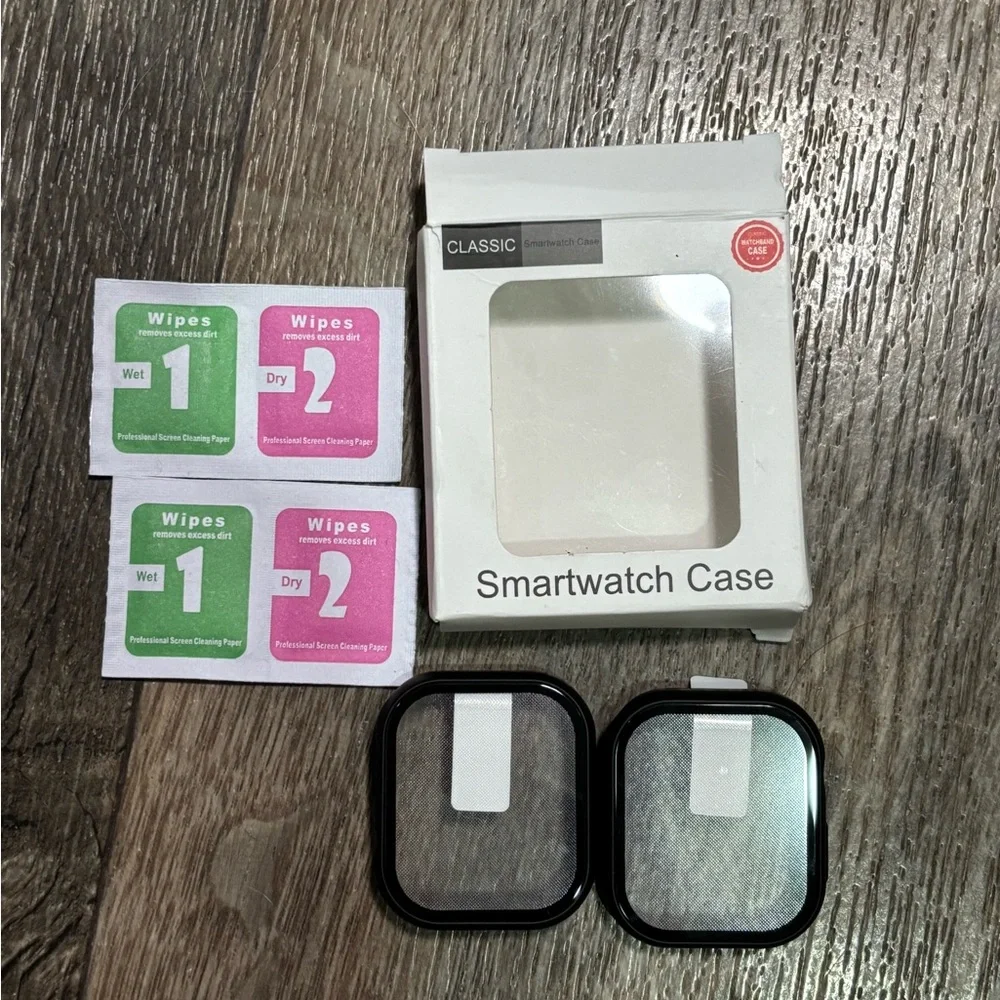 Classic Black Smartwatch Case x2
